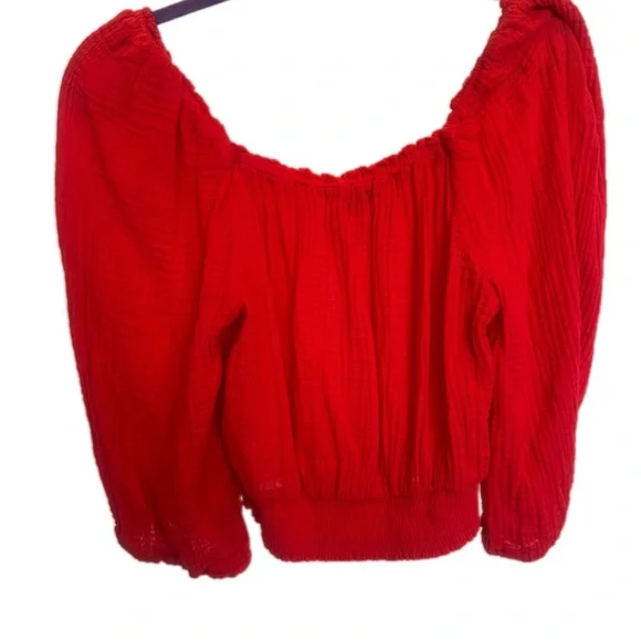 Women’s Michael Stars Isabel Convertible Gauze Top Size S - Picture 7 of 9